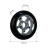 Import 100*24mm Puncture Proof Solid Rubber Caster Tire Wheel With Four Inches  Skateboard from China