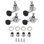 2R 2L Closed Aluminum Alloy Machine Heads String Tuning Key Pegs Tuners for Ukulele