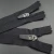 Import 3# close-end black nylon reverse coil zipper from China