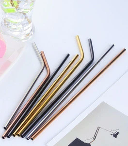 30% OFF Eco-friendly drinking tool metal straw stainless steel straw barware