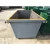 Import 3000L Outdoor steel Scrap Workshop collapsible self dumping stone waste container dumpster waste bin from China