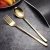 Import 304/410 stainless steel Korean creative spoon fork cutlery hotel tableware dinner set silver gold serving student lunch box gift from Malaysia