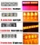Import 30&quot; 28 LED traffic signal warning bar, vehicle roof bumper mount red white LED flashing light bar from China