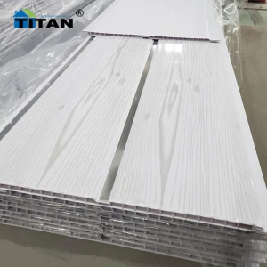 3.4kg/m2 Weight Ghana Plastic T&G PVC Ceiling Panel