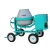 Import 350L  steel concrete mixer diesel engine concrete mixer self loading cement mixer machine from lonta machinery from China