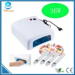 36W UV Lamp Gel Nail Polish Vanish Curing Light Nail Dryer Lamp for Nail Tools Drying Machine 3 Bulb Uf lamp Manicure Equipm 818