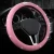 Import 38CM 15&quot;Universal Leather Diamond Four Seasons Steering Cover Wrap Shiny Rhinestone Car Steering Wheel Cover from China