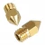 Import 3D printer accessories extrusion head mk8 brass nozzle from China