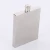 Import 3oz flat square rectangle shaped 304 stainless steel hip flask from China