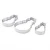 Import 3PCS Christmas Stainless Steel Cookie Mould Cookie Cutters Bakeware Cookie Tools Cake Tool from China