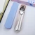 Import 3PCS PACK travel portable cutlery flatware set with black color box from China