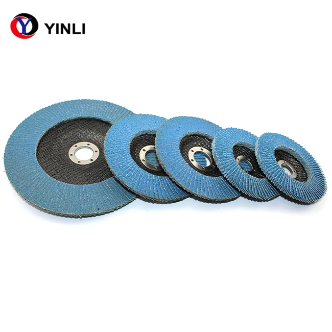 4-1/2"  Grit 40 abrasive flap disc zirconia for polishing stainless steel