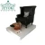 Import 4 seaters pipeless foot spa chair / black pedicure chairs / salon pedicure chairs with crystal glass sinks from China