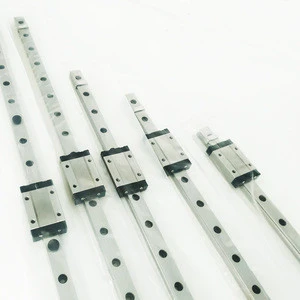 440C stainless steel 250mm long 12mm wide MGN12 linear guide rail with a long body linear block carriage
