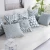 Import 45*45CM Blue Embroidered Cushion Covers Wholesale Sofa Cushion Cover Decorative Factory Direct Sale from China