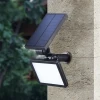 48PCS SMD2835 Outdoor solar lamp with motion sensor solar garden light (white warm white green light)