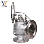 4N6 Pilot Operated Relief Safety Valve 300LB Pressure Relief Valve Stainless Steel Pressure Relief Valve