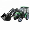 4x4WD 70hp farm tractor with frond end loader machine