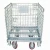 4X8 Pallet Rack Drip Tray / Industrial Logistic Portable Storage Cage / Rolling Steel Wire Mesh Cage
