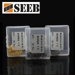 50pcs plastic box sea fishhooks bulk