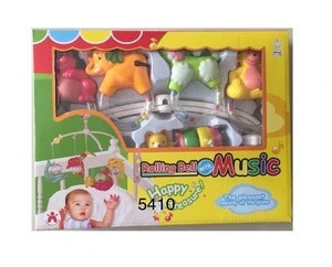 5410 baby crib hanging bed bell musical mobile/baby toys animal toys