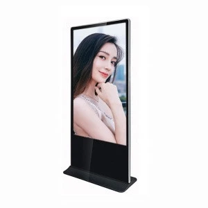 55 65 75 inch floor free standing high brightness 2500nits outdoor LCD advertising display digital signage screen