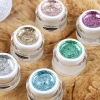 6 colors Super Shiny High quality Platinum Gel Diamond Nail Metallic UV gel polish