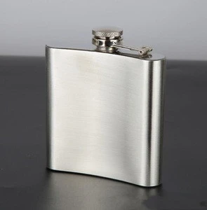 6 OZ Hip Flask Stainless Steel Pocket Drink Whisky Flasks