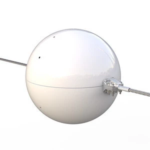 600mm White Fiberglass Aircraft Warning Aviation Obstruction Ball Sphere