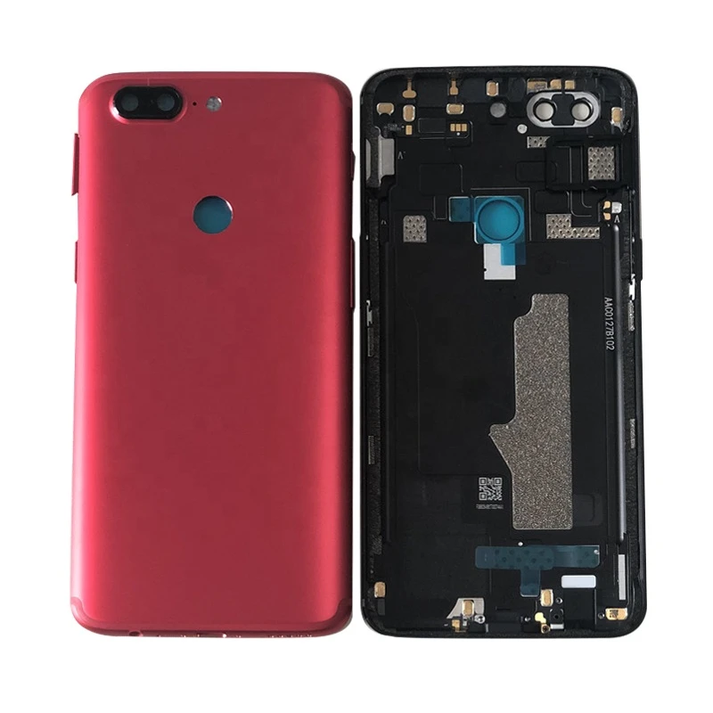 6.01" For Oneplus 5T A5010 Metal Body Cover Rear Door Housing For Oneplus 5T Battery Back Cover Original With Camera Lens