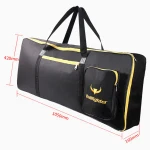 61 Key Keyboard Case Gig Bag Padded, Portable Electric Keyboard Piano 600D Oxford Cloth with 10mm Cotton Case Gig Bag
