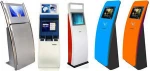 65 inch all in one  advertising equipment touch screen kiosk with tf player with radio for cellphone and Android windows