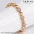 Import 74672 Xuping New fancy 18k gold plated color jewelry zircon bracelet from China