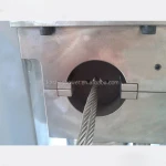 800 ton hydraulic steel wire rope press swaging machine