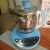Import 800W 1.8L automatic up and down function model GM-TM001 special design glass electric pot tea maker from China