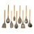 Import 9PCS Silicone cooking utensils with wood handle OEM cookware set from China