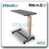 A035 electric hospital adjustable overbed table