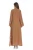 Import A3379 Plus Size Muslim Long Robe Embroidery Cardigan Brown Black Abaya Loose Middle East Arab Turkey Islamic Clothing from China