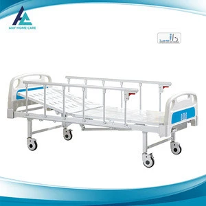 ABS steel one single crank patient manual medical hospital bed