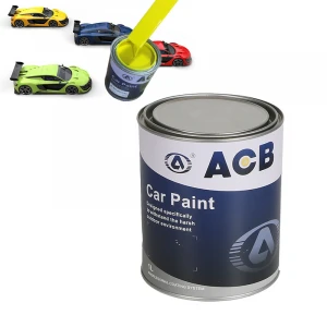 ACB 1K Solid Color Basecoat Car Paint Repair Refurbishment Paint White Black Matte Paint