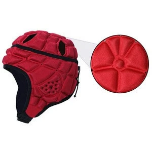 Adjustable Custom Sports Protective American Rugby Football Goalkeeper Helmet Head Gear