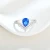 Import Adjustable Fine Jewelry Pear Cut Solitaire Ring Rhoudium Plated 925 Sterling Silver 5A Cubic Zirconia Jewellery from China