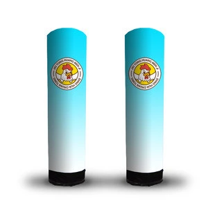 advertising customized custom logo full color printed inflatable pillar for sale