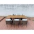 Import All Modern Rattan Outdoor Furniture Patio Dining Table Set With Teak Table from China