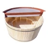 Alphasauna SOT-2010E 5-6 People1500*1000MM Barrel Hot Tub With Electrical And Filter System