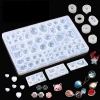Amazon Hot Sale 10 Pack Jewelry Casting Molds Silicone Resin Jewelry Molds for Resin Epoxy Polymer Clay, Earring Making