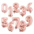 Import Amazon hot sale foil Number Balloon rose gold Number Balloon Wedding Birthday Party Decoration from China