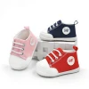 Amazon Hot Sale Soft Sole Pre-walker Shoes Canvas Toddler Baby Shoes