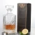 Import Amazon hot sale whiskey decanter and wine bottle with gift box customized logo whiskey glass from China