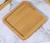 Import Amazon Hotsale Bamboo Wood Material and Eco-Friendly Feature wood mug coaster wooden table mats from China